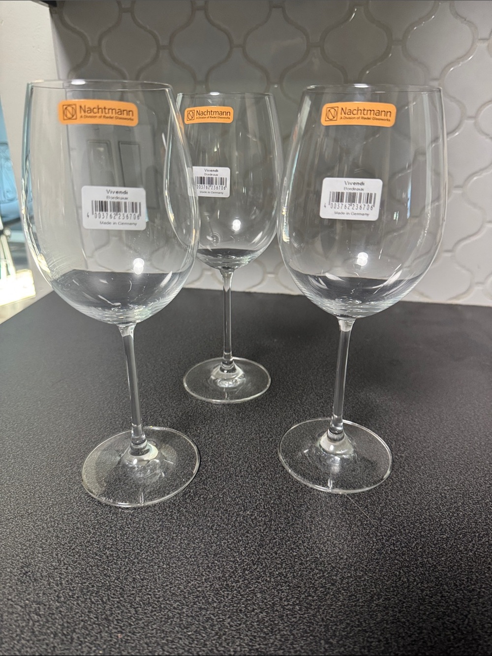 Nachtmann Vivendi Bordeaux glasses - Set of 3